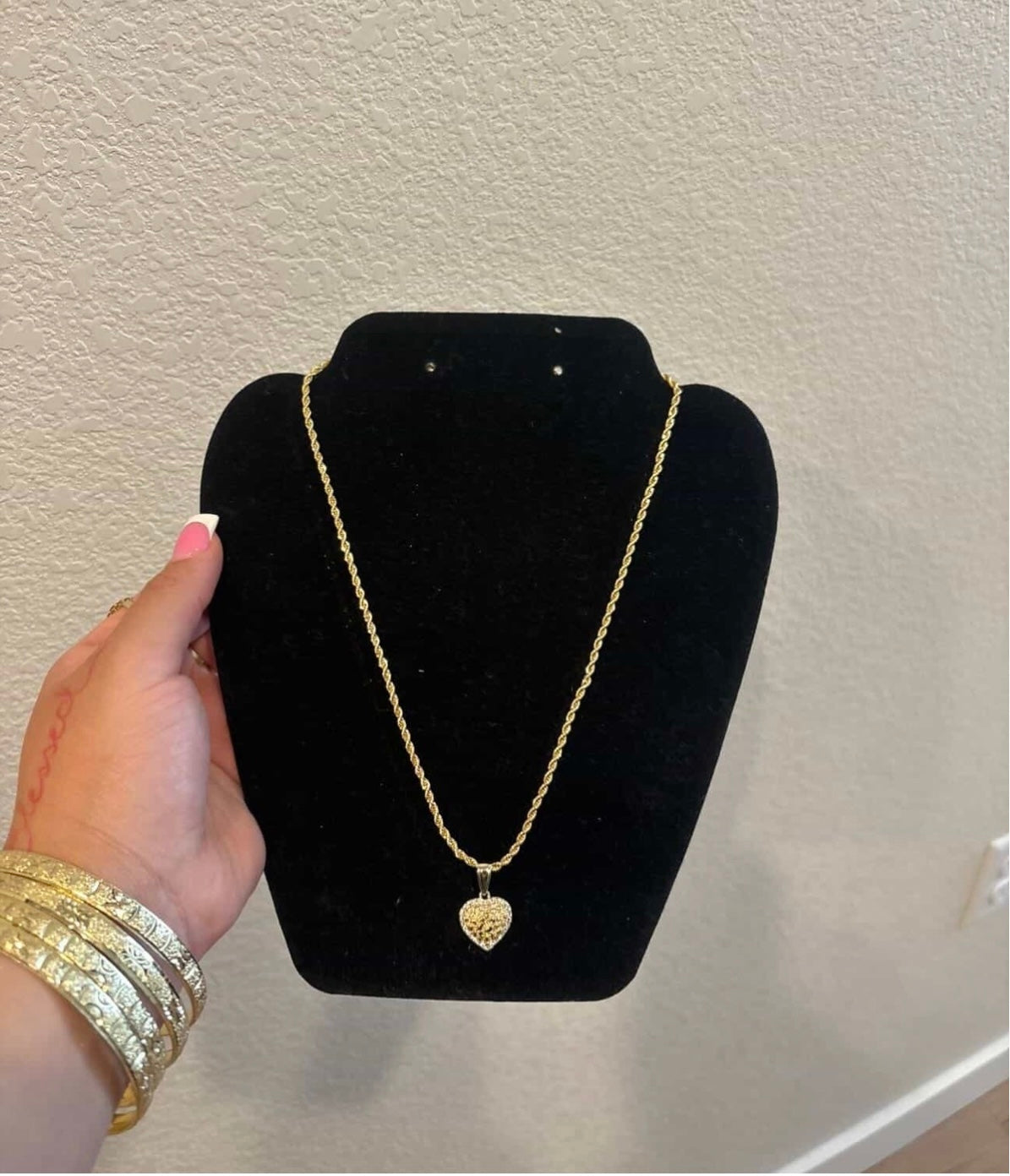 Diamond Heart pendant Necklace